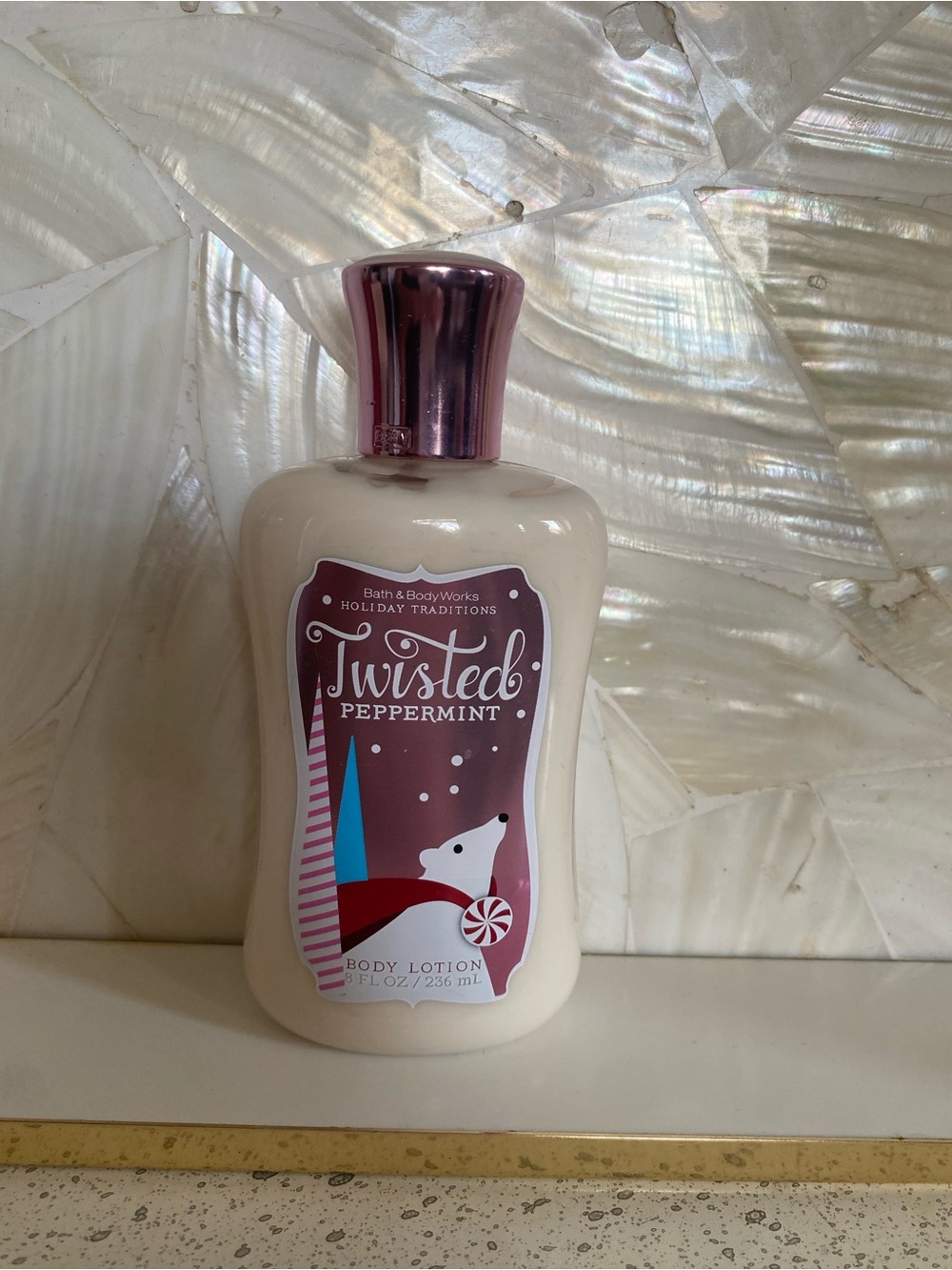 Bath & Body Works Twisted Peppermint Body Lotion FUL SIZE 8oz